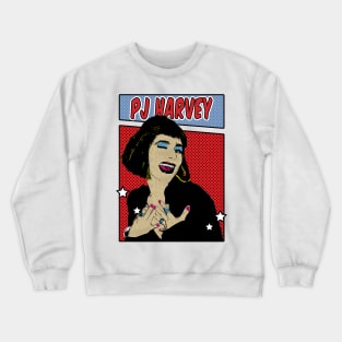 PJ Harvey Pop Art Comic Style Crewneck Sweatshirt